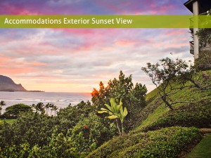 accommodations exterior sunset view