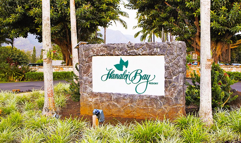 resort sign