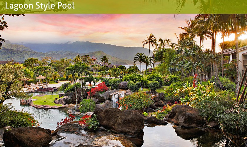 lagoon style pool view