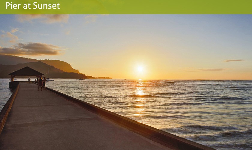 pier at sunset