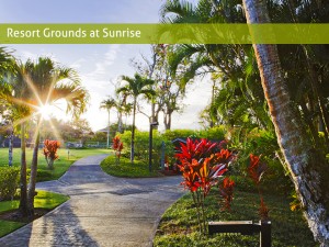resort grounds