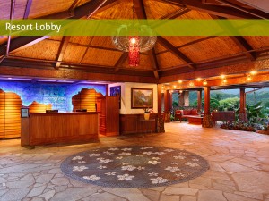 resort lobby check in