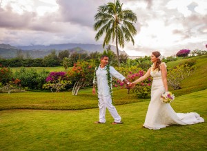 hanalei bay garden wedding