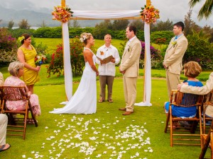 hanalei bay garden wedding