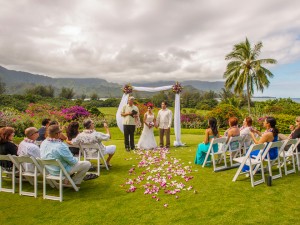 hanalei bay garden wedding