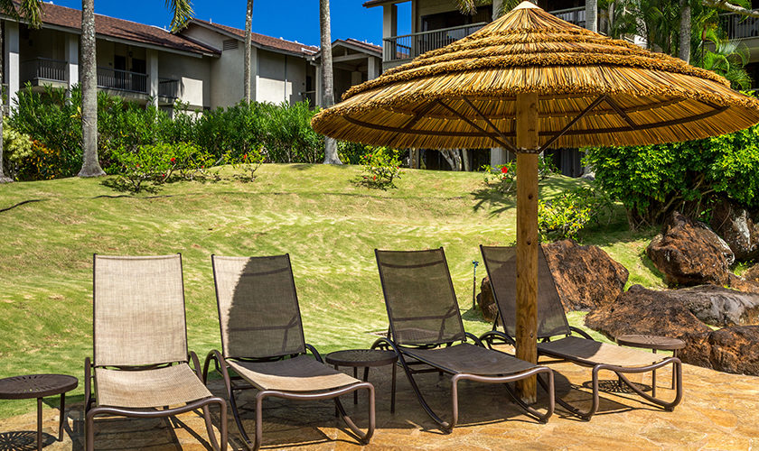 Hanalei Bay Resort palapa