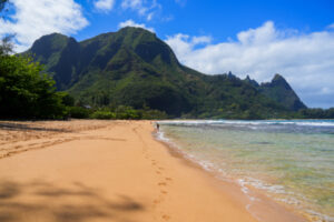 view of tunnels beach in kauai