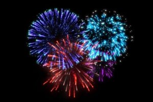 celebrating the fourth of july in kauai fireworks in the sky